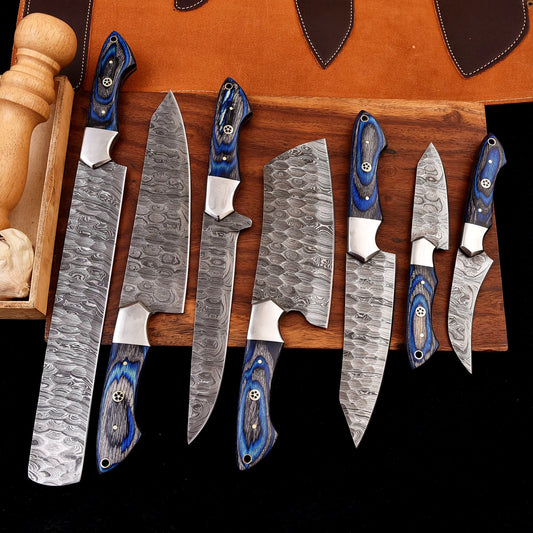 Handmade Forged steel kitchen Knives set BEST DEAL